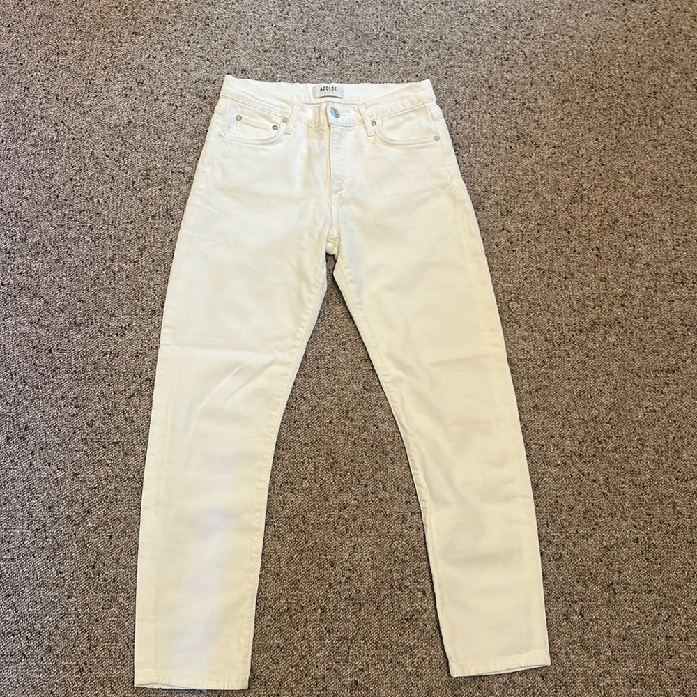 AGOLDE TONI WHITE JEANS SIZE 26